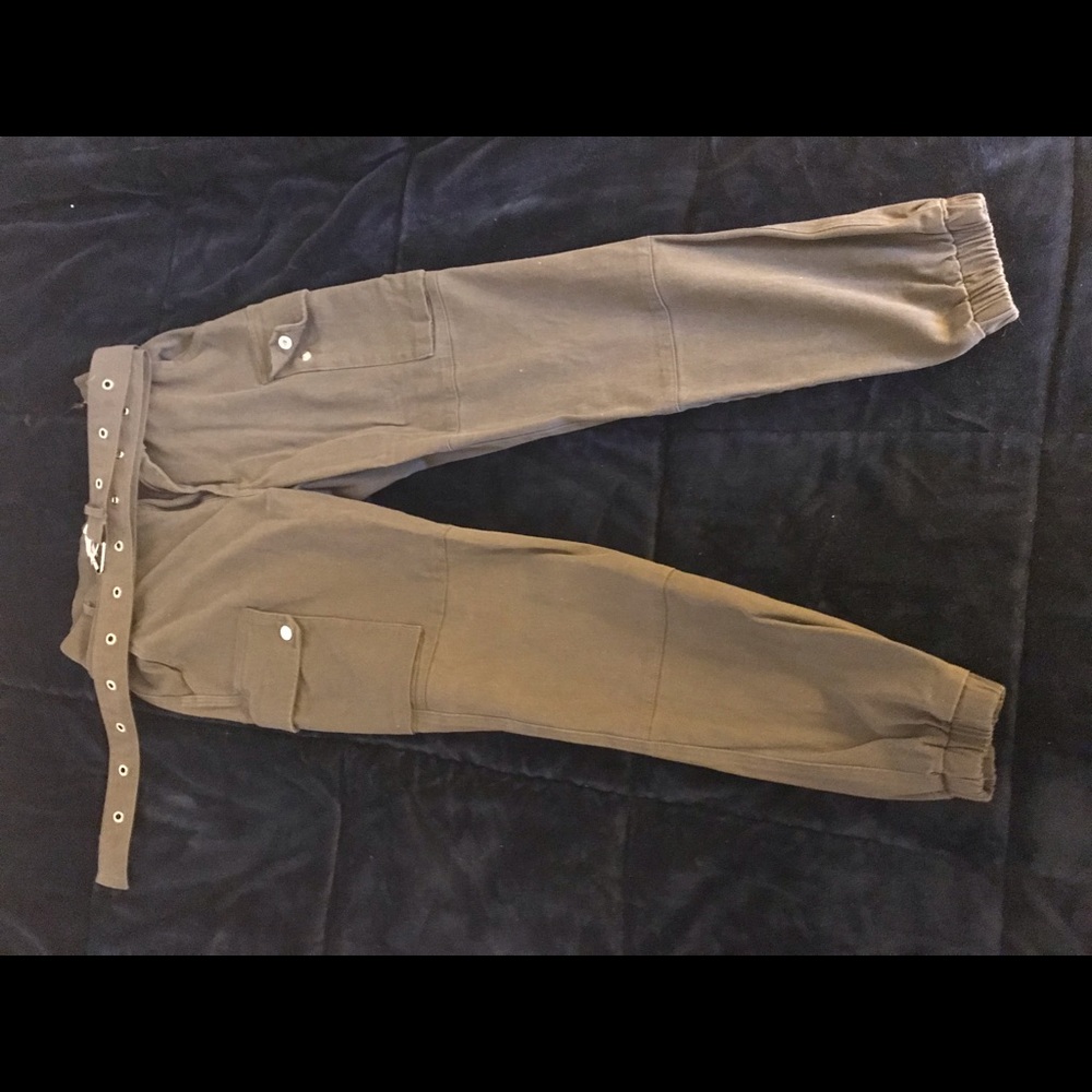 SIMONS cargo pants with belt